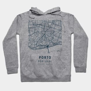 porto portugal simple map Hoodie